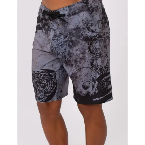 GRY/RST TATTS MENS BOARDSHORTS