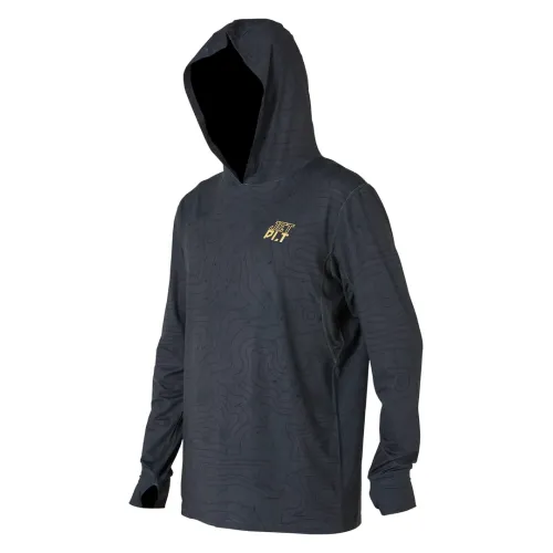 BLK VENTURE LS FISHING MENS P/O