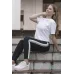 BLK/GRY PACER LADIES LEGGING