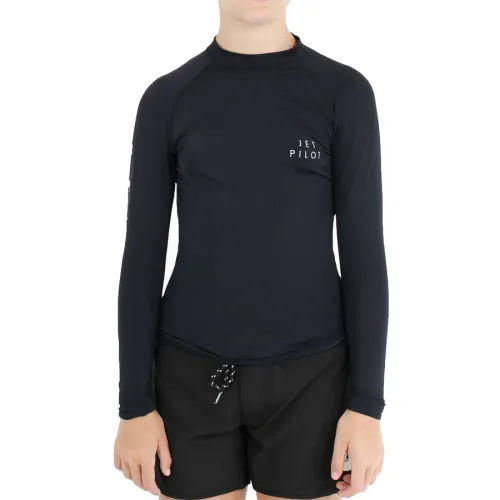 BLK CORP GIRLS YOUTH L/S RASHIE BLK CORP GIRLS YOUTH L/S RASHIE
