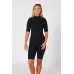 Jetpilot Flight 2X2 Short Sleeve Womens Springsuit - Black