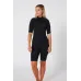 Jetpilot Flight 2X2 Short Sleeve Womens Springsuit - Black