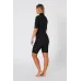 Jetpilot Flight 2X2 Short Sleeve Womens Springsuit - Black
